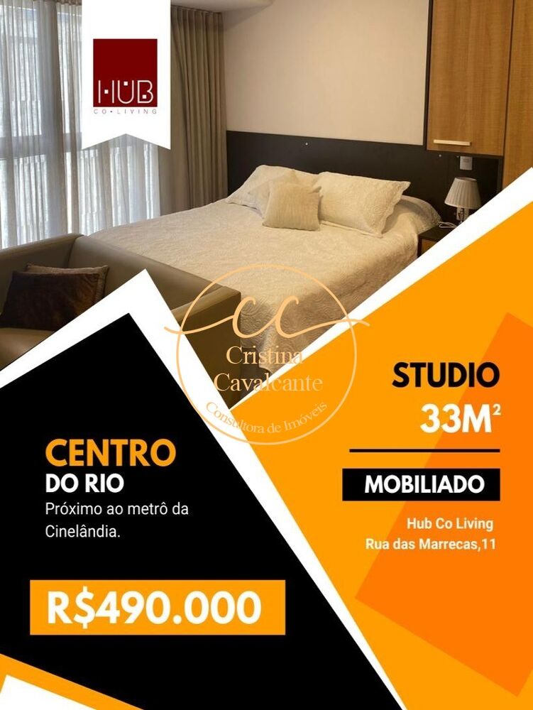 Flat/Apart Hotel à venda com 1 quarto, 33m² - Foto 3
