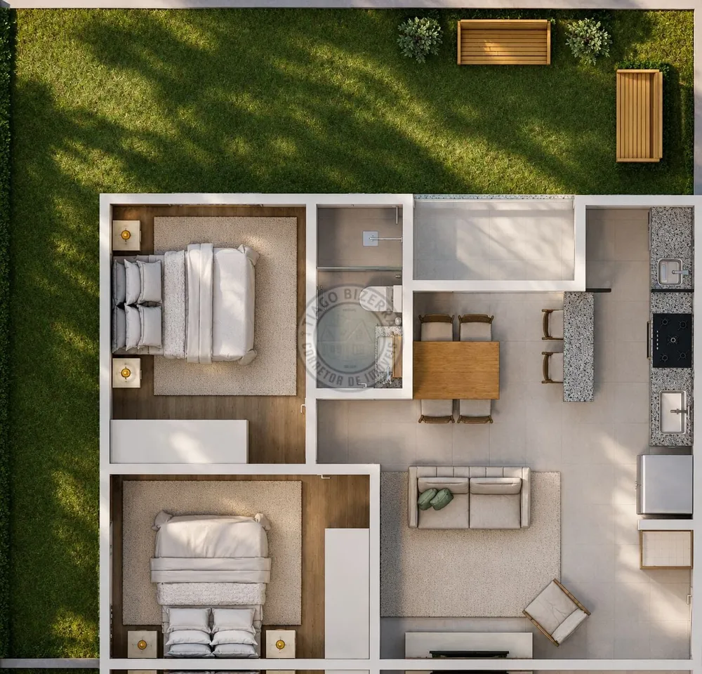 Apartamento, 2 quartos, 50 m² - Foto 21