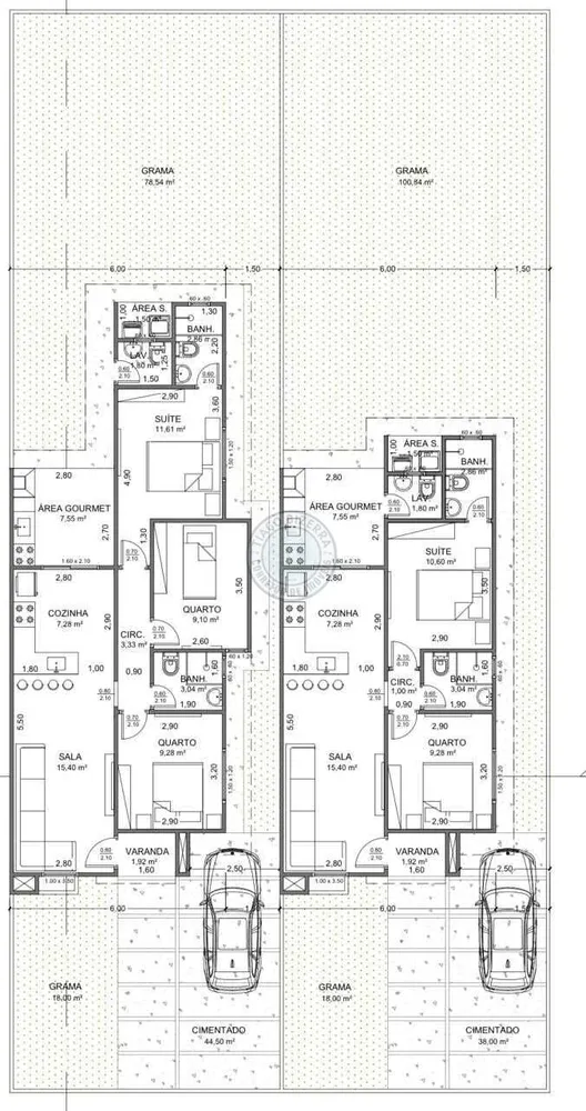 Casa, 3 quartos, 100 m² - Foto 10