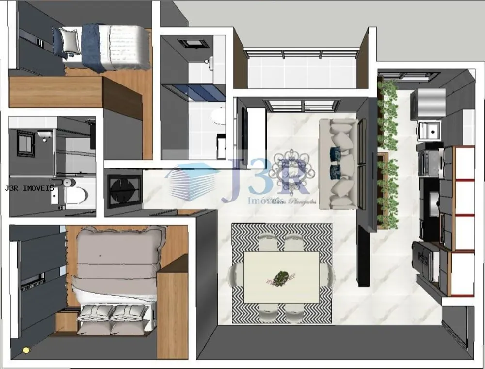Apartamento, 2 quartos, 56 m² - Foto 10