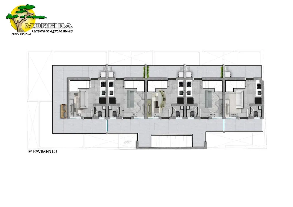 Apartamento, 1 quarto, 30 m² - Foto 3