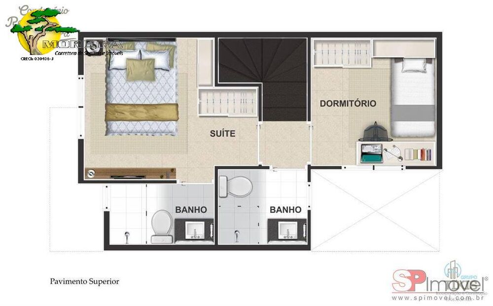 Casa de Condomínio, 2 quartos - Foto 4