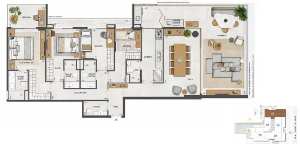 Apartamento à venda com 3 quartos, 150m² - Foto 30