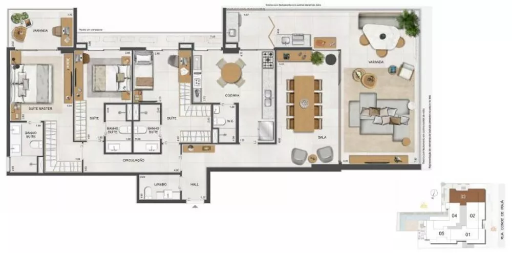 Apartamento à venda com 3 quartos, 150m² - Foto 31