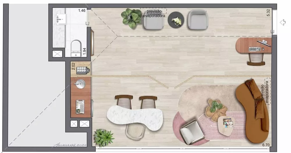 Sala-Conjunto, 22 m² - Foto 18