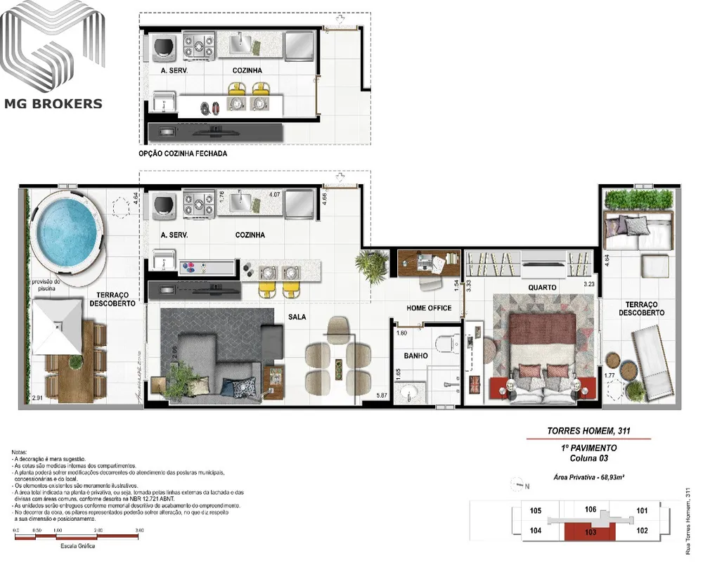 Apartamento, 2 quartos, 73 m² - Foto 8