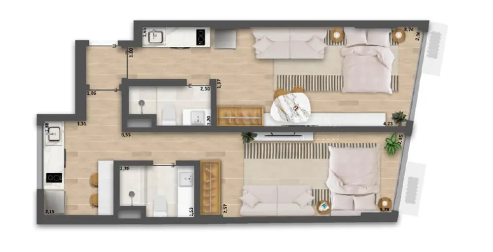 Apartamento, 2 quartos, 67 m² - Foto 23