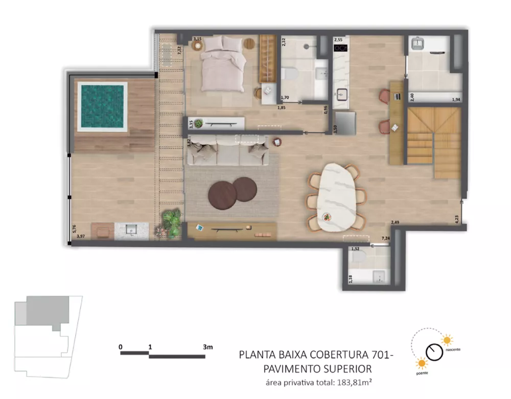 Apartamento, 1 quarto, 43 m² - Foto 24