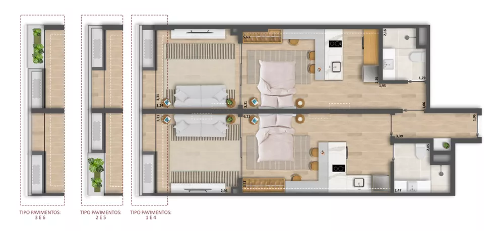 Apartamento, 1 quarto, 43 m² - Foto 22