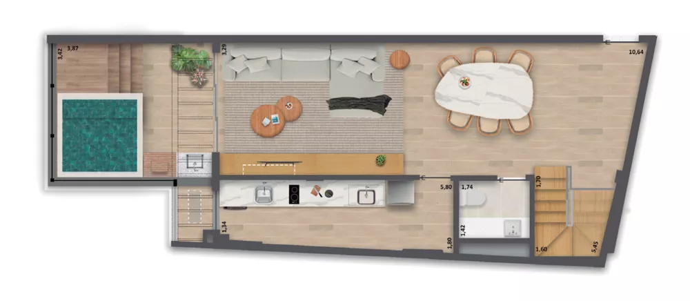 Apartamento, 1 quarto, 43 m² - Foto 28
