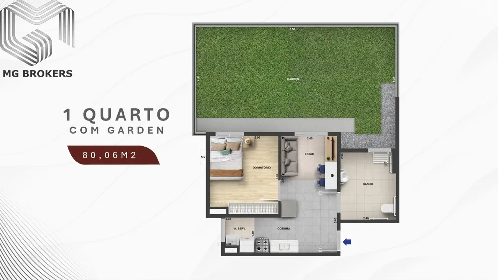 Apartamento, 2 quartos, 38 m² - Foto 8