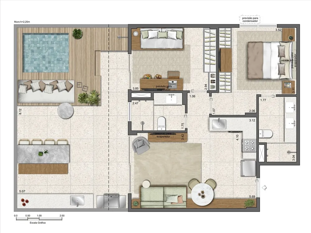 Apartamento, 1 quarto, 27 m² - Foto 33