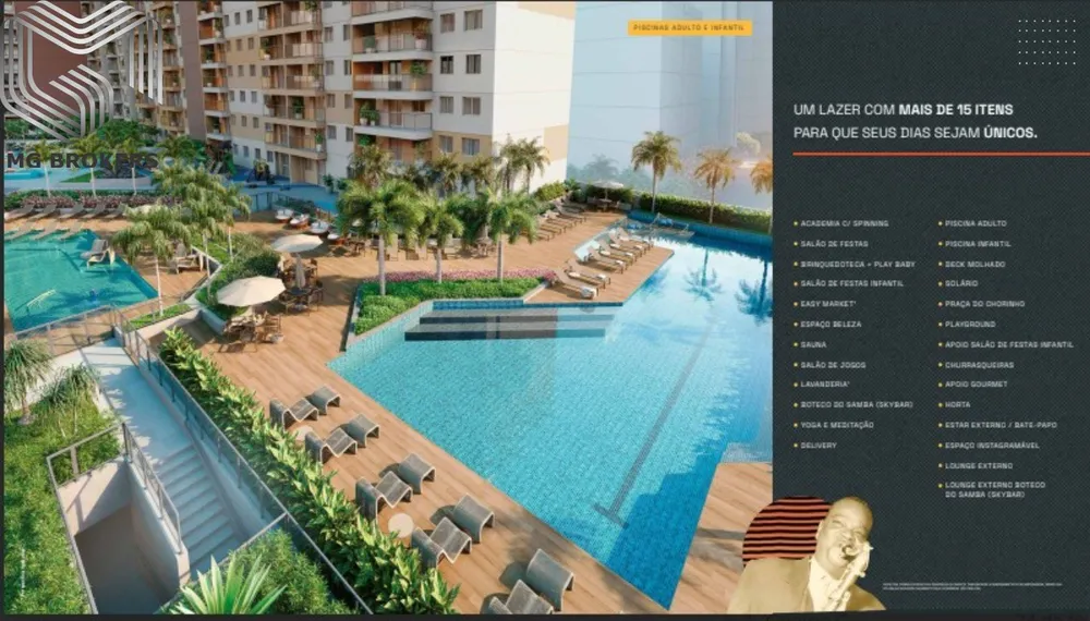 Apartamento, 1 quarto, 33 m² - Foto 1