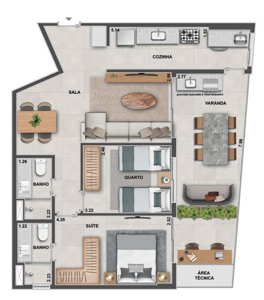 Apartamento, 3 quartos, 183 m² - Foto 21