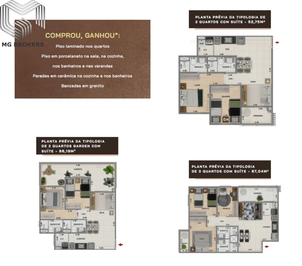 Apartamento, 2 quartos, 55 m² - Foto 7