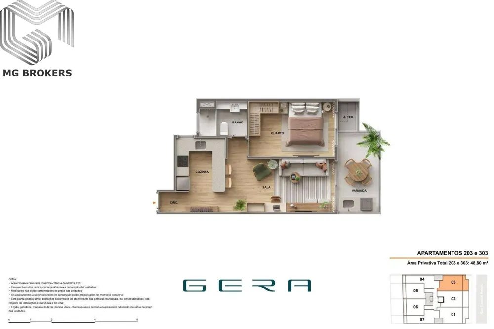 Apartamento, 1 quarto, 38 m² - Foto 16