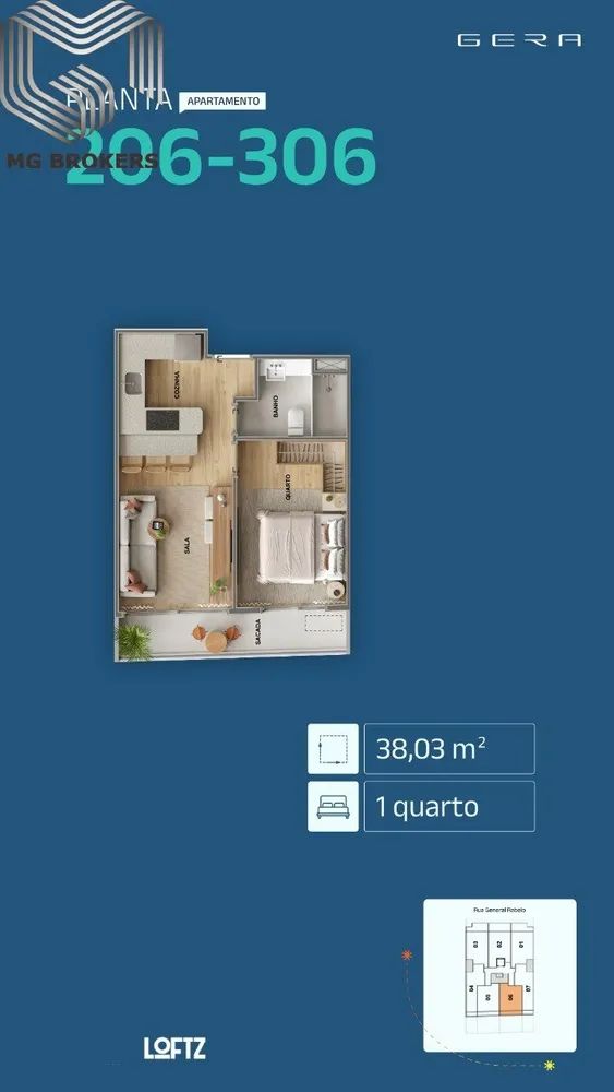 Apartamento, 1 quarto, 38 m² - Foto 16