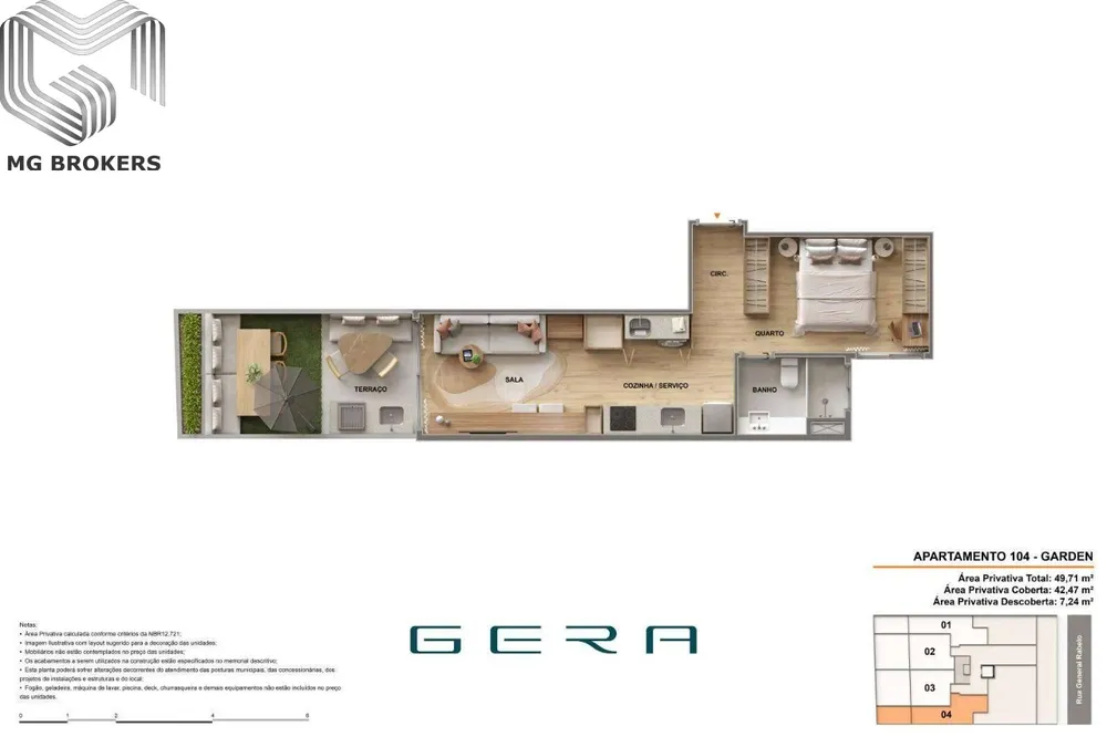 Apartamento, 1 quarto, 38 m² - Foto 18