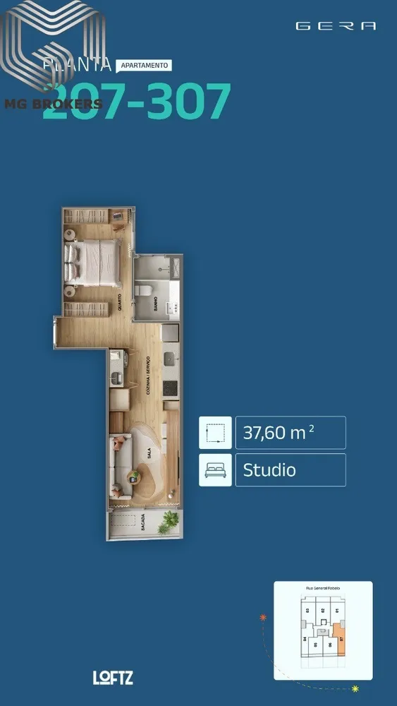 Apartamento, 1 quarto, 38 m² - Foto 30