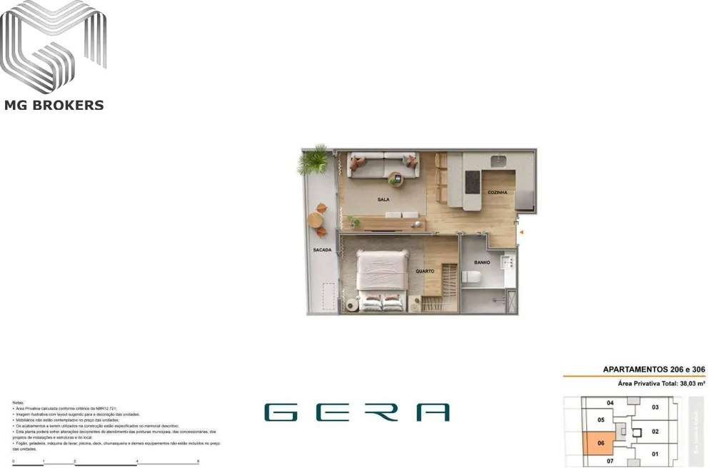 Apartamento, 1 quarto, 38 m² - Foto 12