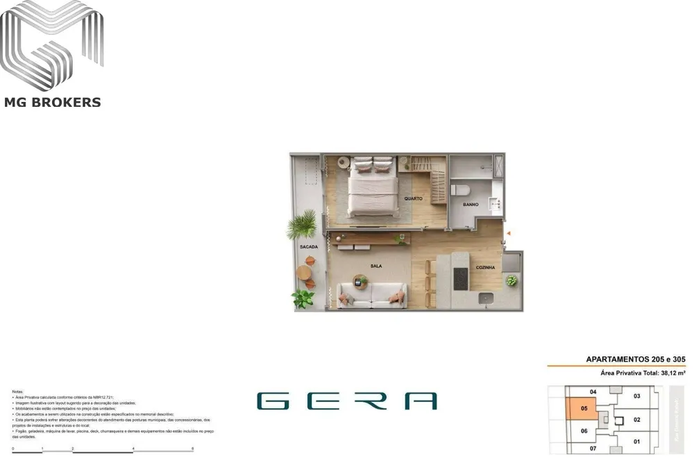 Apartamento, 1 quarto, 38 m² - Foto 22