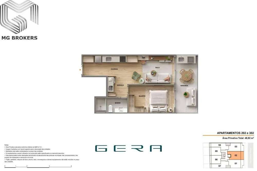 Apartamento, 1 quarto, 38 m² - Foto 7