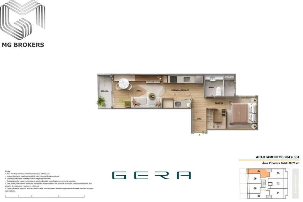 Apartamento, 1 quarto, 38 m² - Foto 10