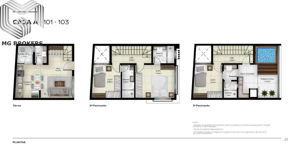 Casa, 3 quartos, 98 m² - Foto 28