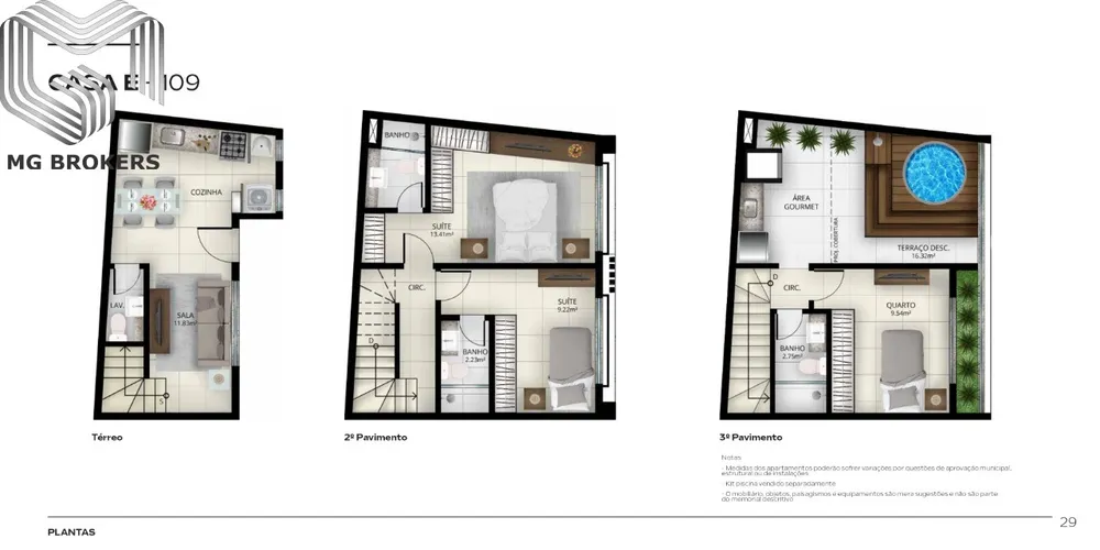 Casa, 3 quartos, 98 m² - Foto 18