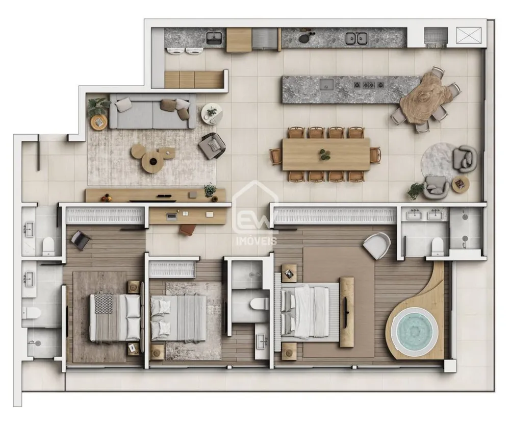 Apartamento, 3 quartos, 144 m² - Foto 16