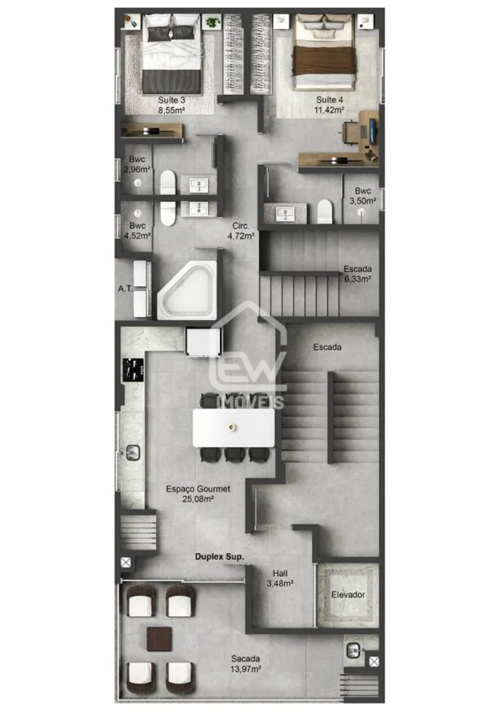 Apartamento, 3 quartos, 90 m² - Foto 13