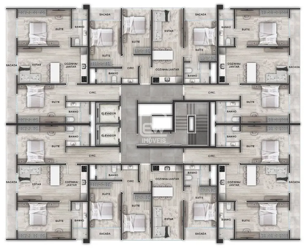 Apartamento, 2 quartos, 75 m² - Foto 15