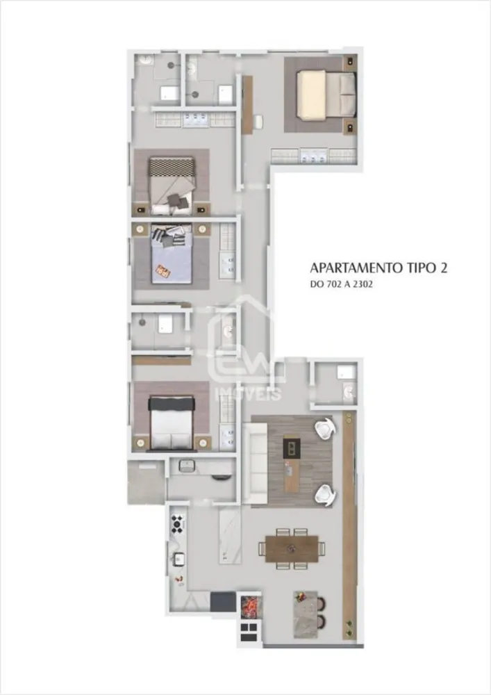 Apartamento, 4 quartos, 136 m² - Foto 14