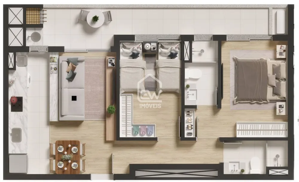 Apartamento, 2 quartos, 69 m² - Foto 11