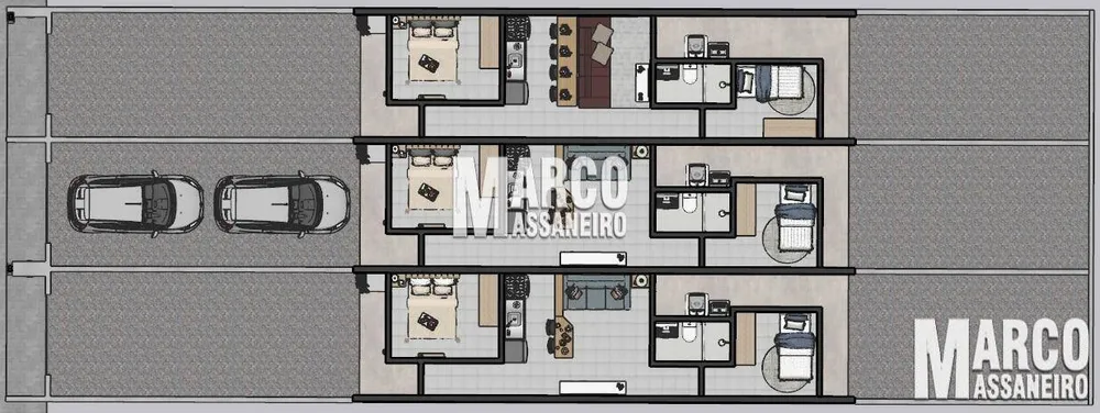 Casa, 2 quartos, 51 m² - Foto 12