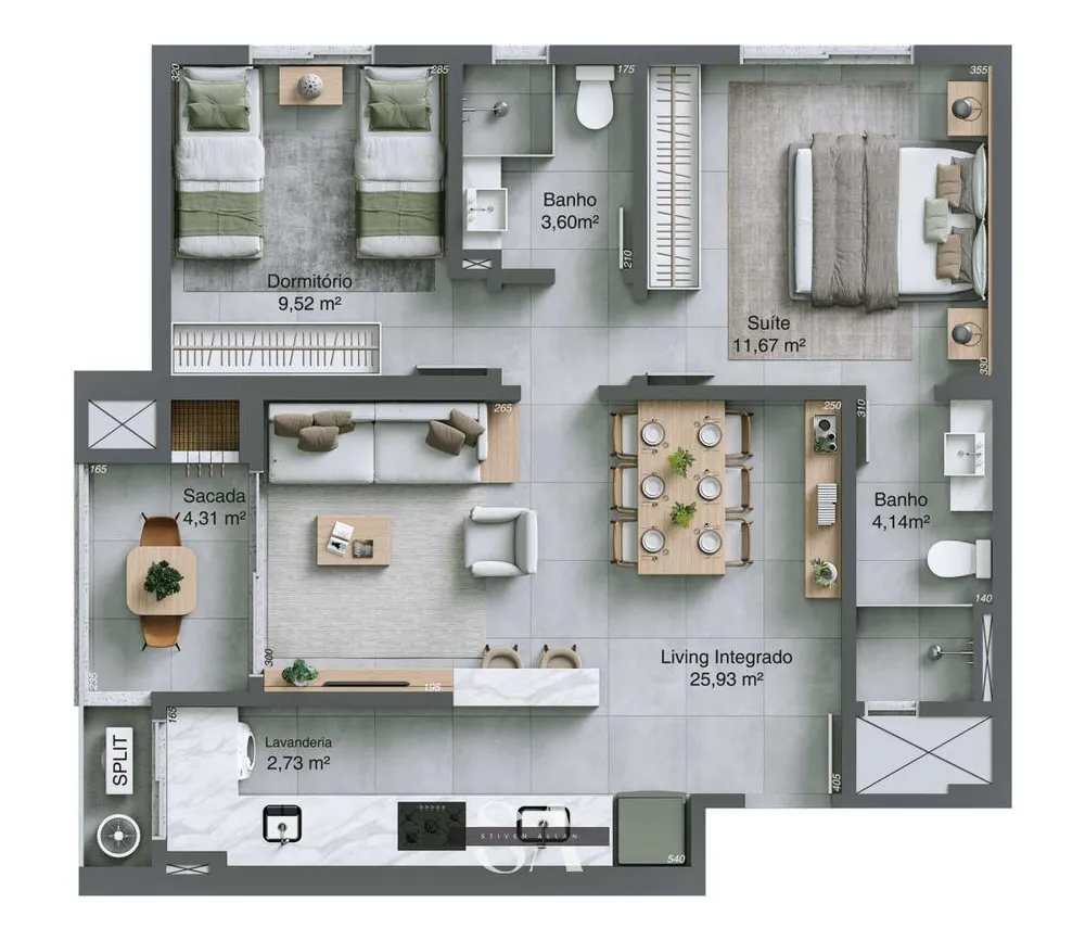 Apartamento, 2 quartos, 75 m² - Foto 12