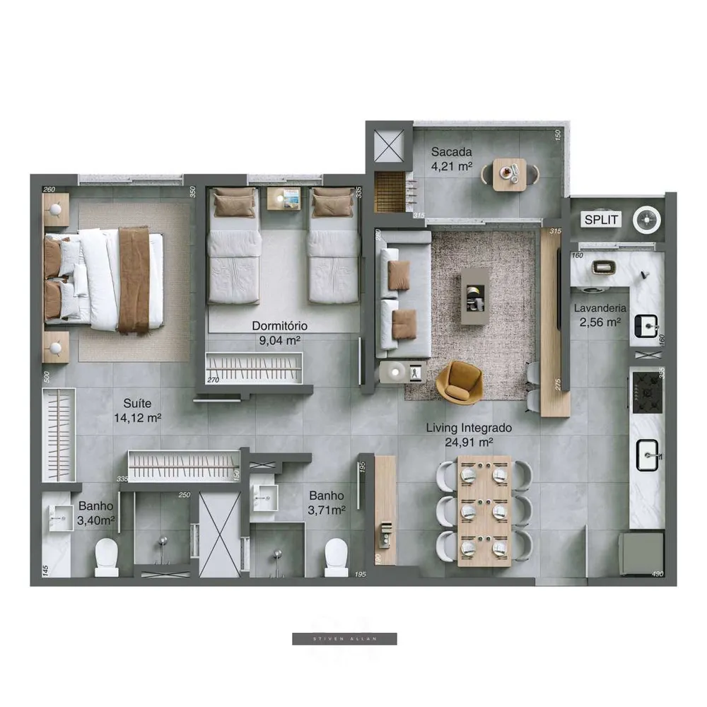 Apartamento, 2 quartos, 75 m² - Foto 10