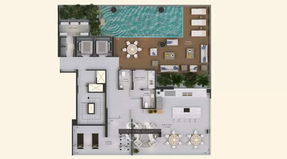 Apartamento, 3 quartos, 220 m² - Foto 4