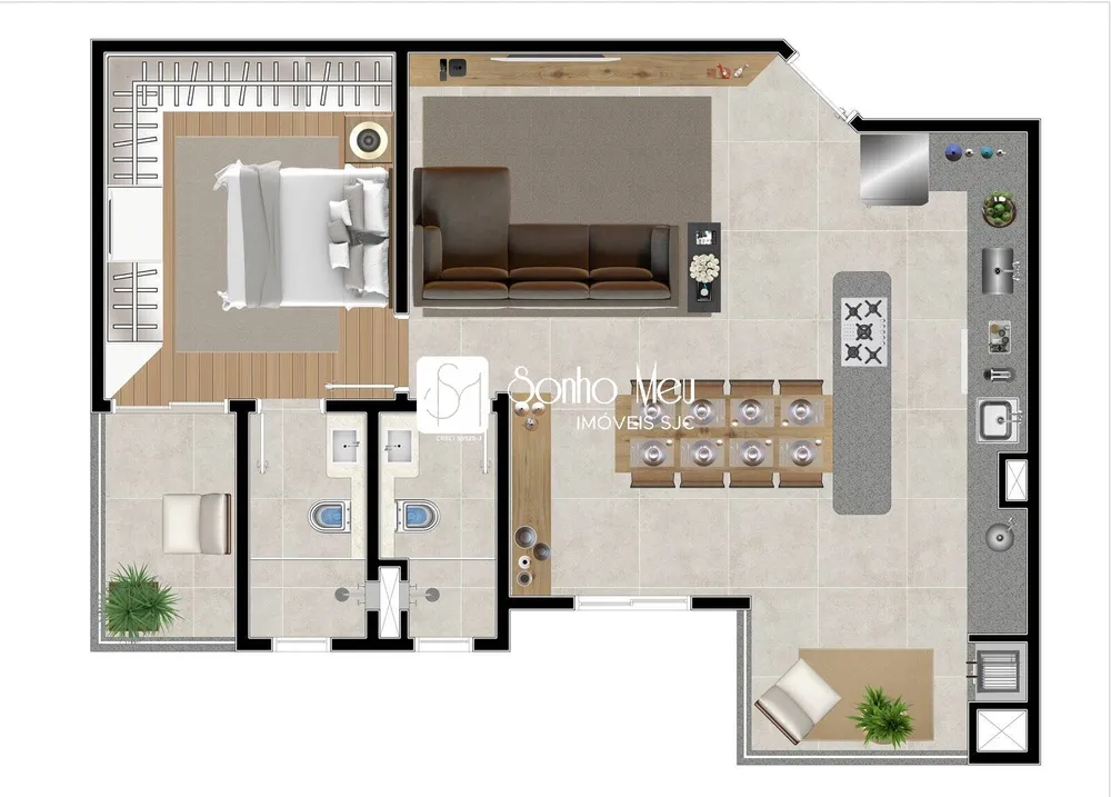 Apartamento, 2 quartos - Foto 6