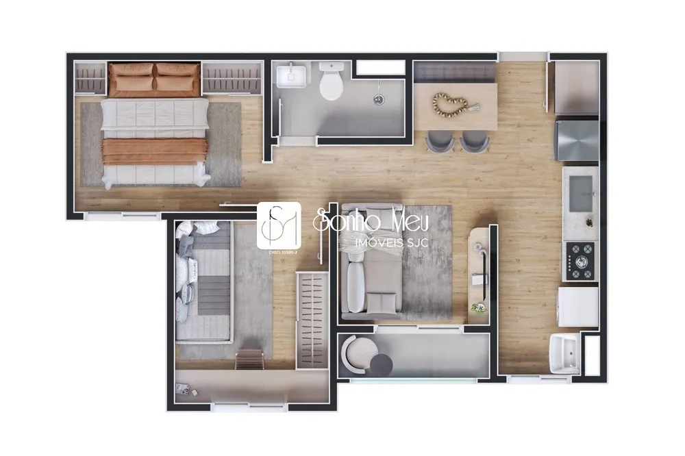 Apartamento, 2 quartos, 42 m² - Foto 8