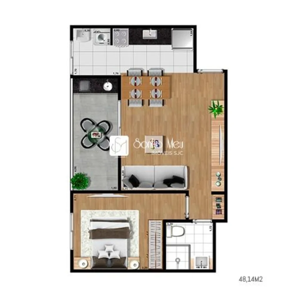 Apartamento, 2 quartos, 75 m² - Foto 3