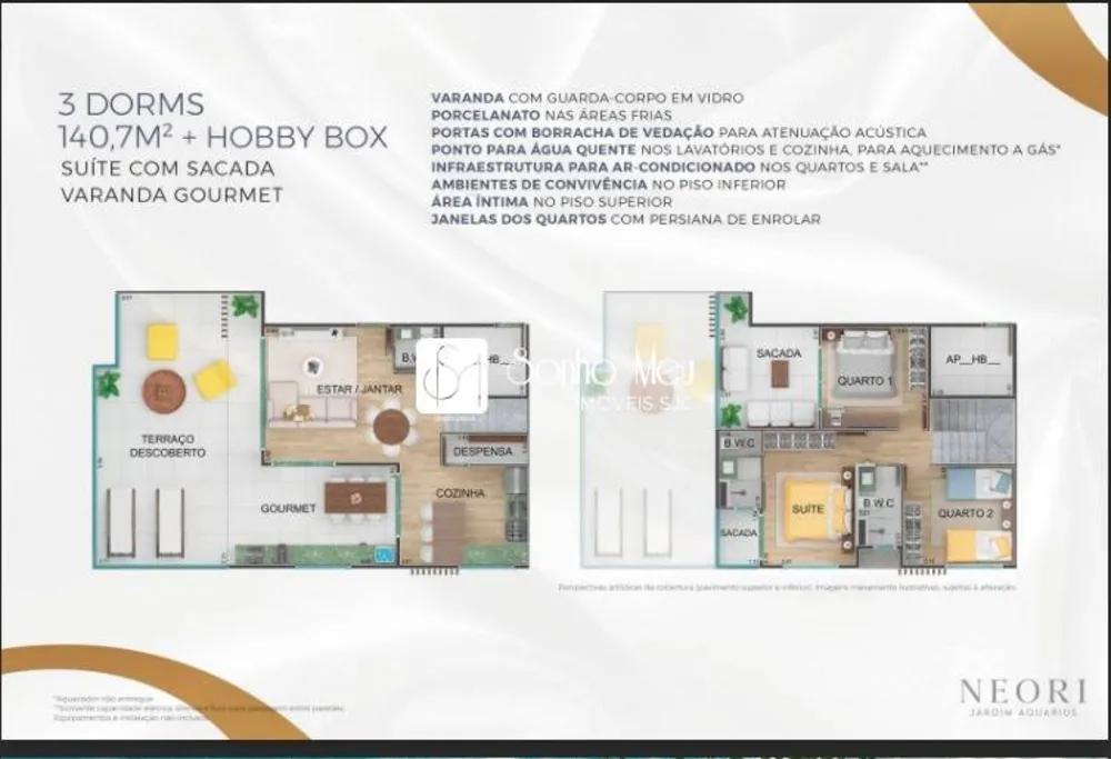 Cobertura, 3 quartos, 140 m² - Foto 5
