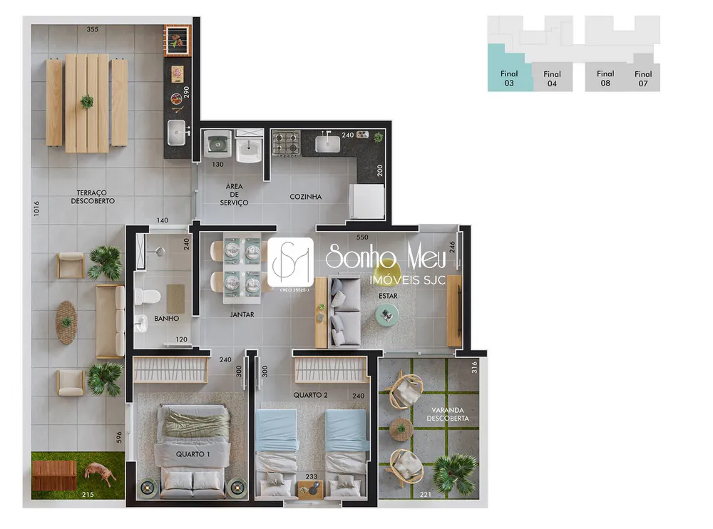 Apartamento, 2 quartos, 82 m² - Foto 12