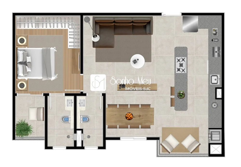 Apartamento, 2 quartos, 61 m² - Foto 5