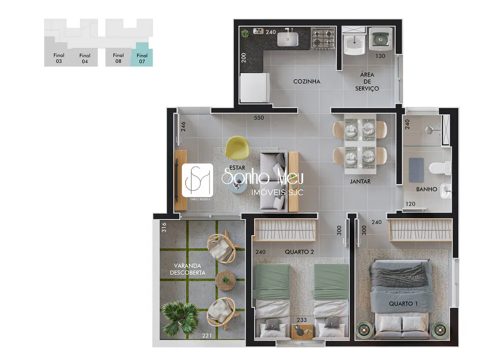 Apartamento, 2 quartos, 82 m² - Foto 15