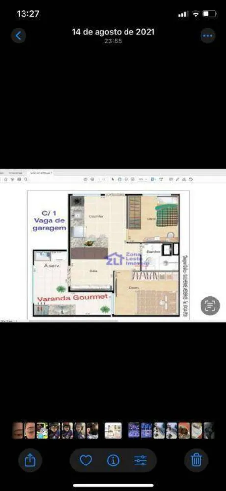 Apartamento, 2 quartos, 44 m² - Foto 2