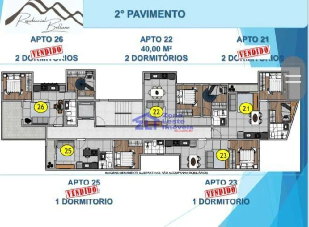 Apartamento, 1 quarto, 30 m² - Foto 2