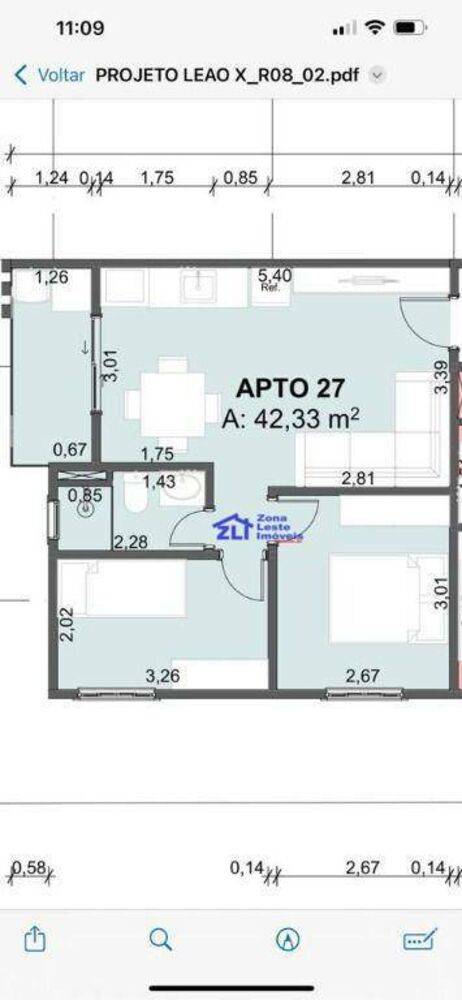 Apartamento, 1 quarto, 26 m² - Foto 1