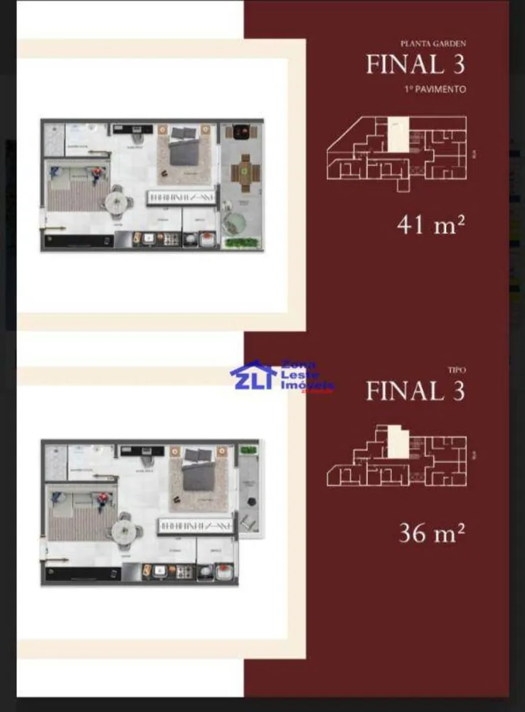 Apartamento, 2 quartos, 54 m² - Foto 1
