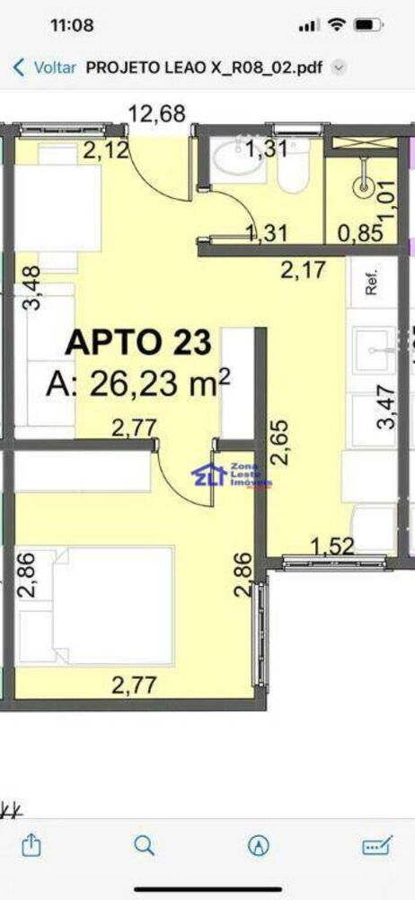 Apartamento, 1 quarto, 48 m² - Foto 3
